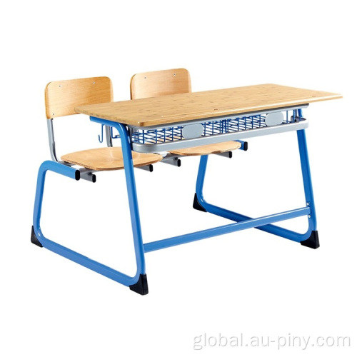 Double Desk And Chair Good Sale Comfortable Classroom 2 Person Chair Supplier